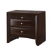 Crown Mark Emily Nightstand in Dark Cherry image