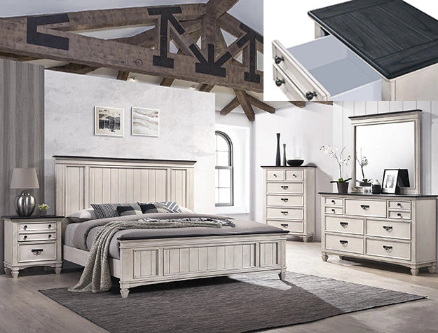 Crown Mark Sawyer Nightstand in Two-Toned B9100-2 image