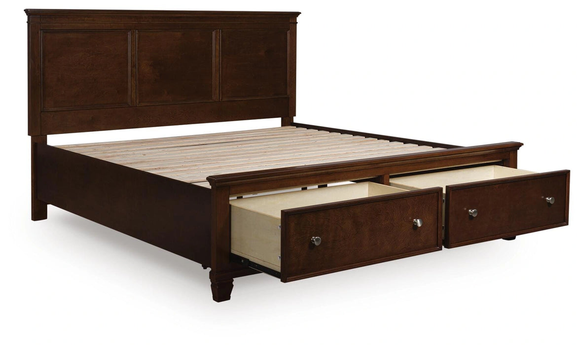 Danabrin Panel Storage Bed