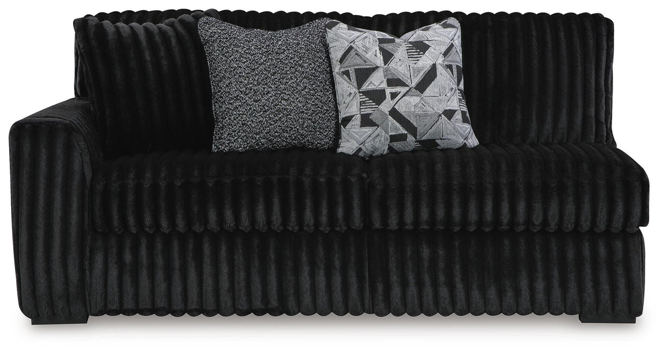 Midnight-Madness Sectional with Chaise
