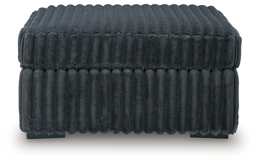 Midnight-Madness Oversized Accent Ottoman