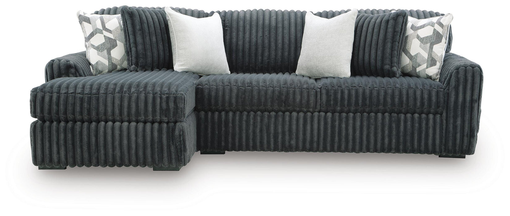 Midnight-Madness Sectional Sofa with Chaise