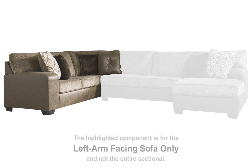 Abalone 3-Piece Sectional with Chaise