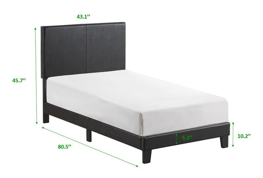 YATES TWIN PLATFORM BED ADJ HB image