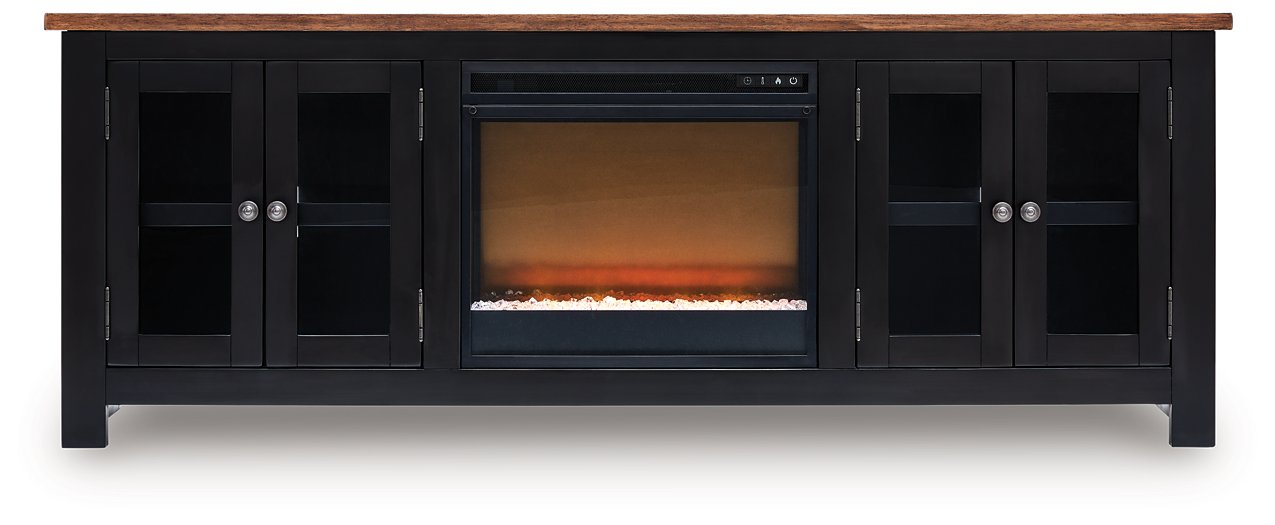 Wildenauer 76" TV Stand with Electric Fireplace