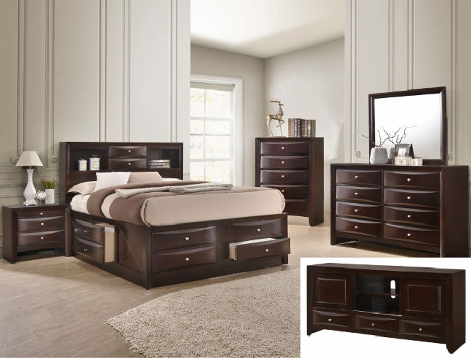 Crown Mark Emily Dresser in Dark Cherry