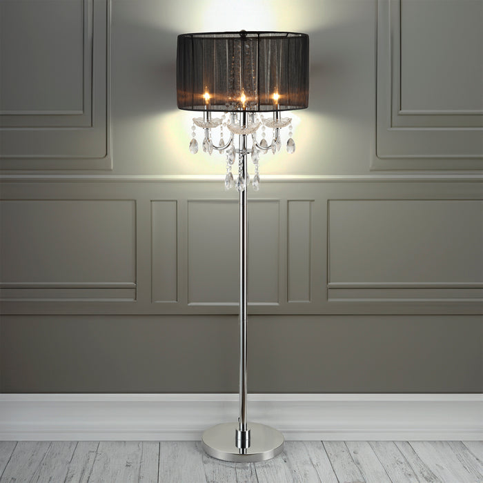 CHANDELIER FLOOR LAMP 62.5 H
