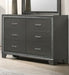 Crown Mark Furniture Kaia Dresser in Dark Gray image