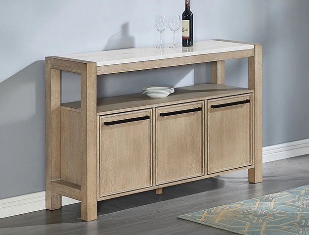 Hazel Genuine Marble Sideboard
