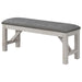 Crown Mark Maribelle Bench in Chalk/Grey image